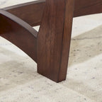 Table basse ronde en verre de 23,5 pouces