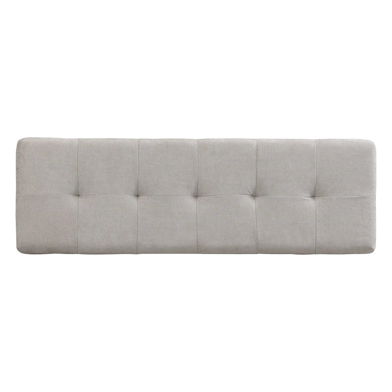 Banc de rangement pour chaussures d'entrée 49 po avec portes doubles et coussin rembourré, Pouf peu encombrant