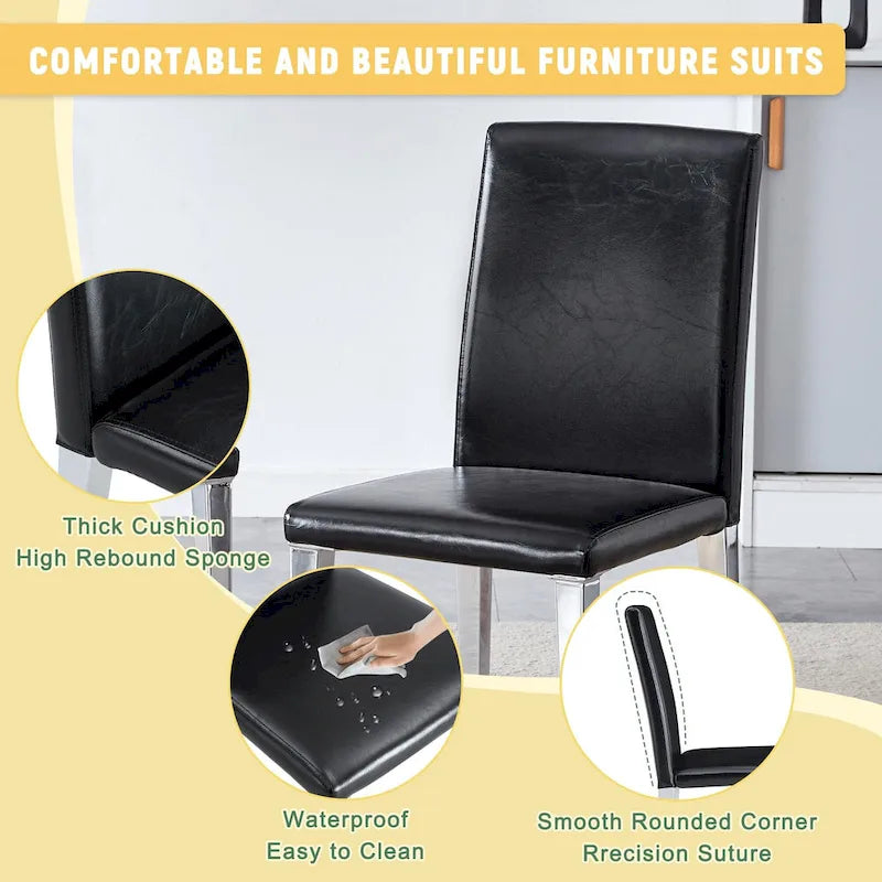 Ensemble de fauteuils de cinéma maison en cuir motorisé – Inclinable, Confort Supérieur, Fauteuil de cinéma à domicile