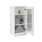 Meuble sous-vasque 100 % bois massif 42 cm avec portes en option par Palace Imports