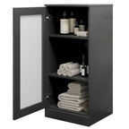 Meuble sous-vasque 100 % bois massif 42 cm avec portes en option par Palace Imports