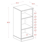 Meuble sous-vasque 100 % bois massif 42 cm avec portes en option par Palace Imports