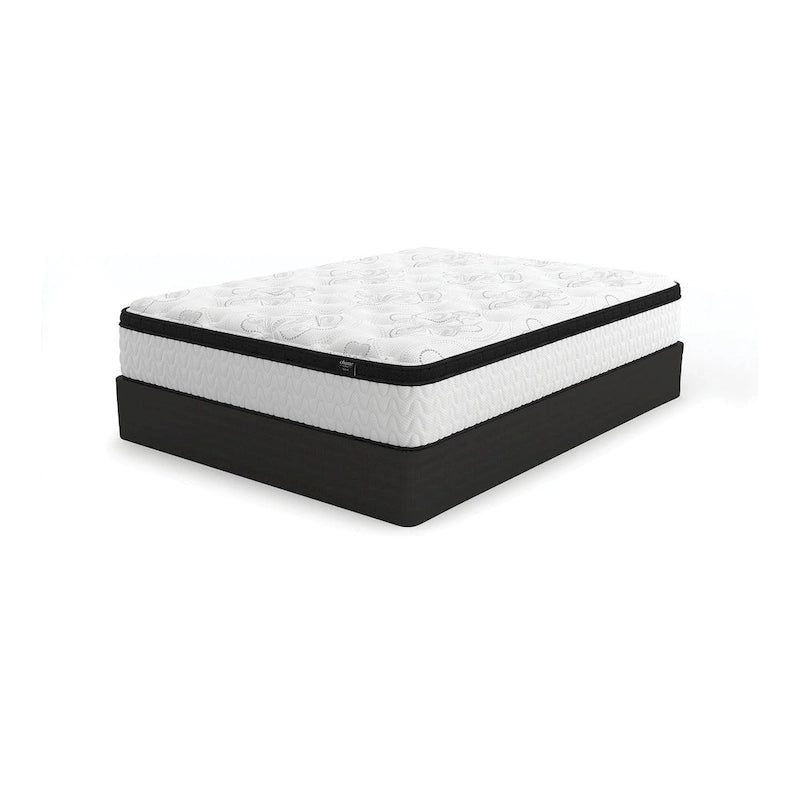 Ensemble matelas hybride Signature Design by Ashley Chime 12 po noir/blanc de 2 pièces