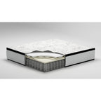 Ensemble matelas hybride Signature Design by Ashley Chime 12 po noir/blanc de 2 pièces