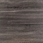 Console de rangement transitoire en bois – Chêne noir/Laiton antique, MDF, 47,75x15x29,5 po