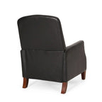 Fauteuil inclinable à pousser avec garniture cloutée et cadre en bois – 85,7 x 68,6 x 99 cm, capacité de 136 kg