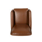 Fauteuil inclinable à pousser avec garniture cloutée et cadre en bois – 85,7 x 68,6 x 99 cm, capacité de 136 kg