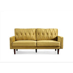 Canapé de salon en velours capitonné de 176 cm de large – 10 options de couleur
