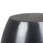 Table d'appoint industrielle en métal – 40 cm de large, 4 coloris disponibles, pour salon