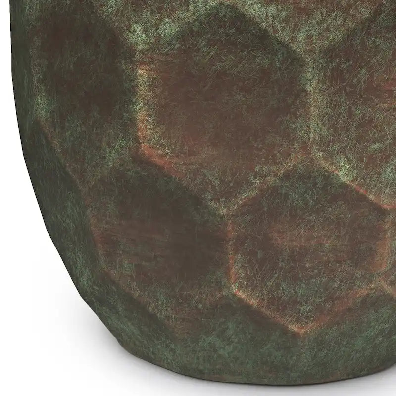 Table d'appoint industrielle en métal – 40 cm de large, 4 coloris disponibles, pour salon