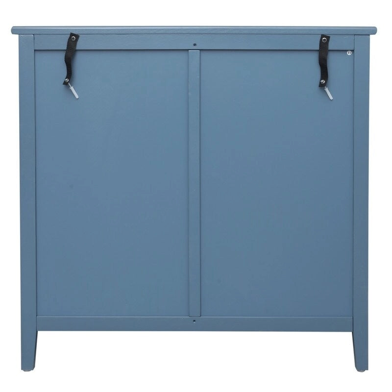 Commode de rangement 3 tiroirs en rotin naturel