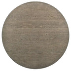 Table de salle à manger ronde à hauteur de comptoir de 122 cm – Brun cendré, 122x122x91 cm, 45 kg, 4 places