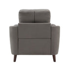 Fauteuil large Dorelle 39 en microfibre par iNSPIRE Q Modern