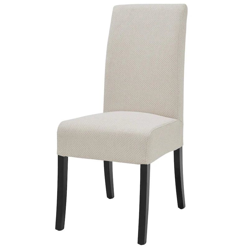Lot de 2 fauteuils d'appoint en tissu rembourré – Crème/Beige/Taupe, piétements coloris Naturel et Noir au choix