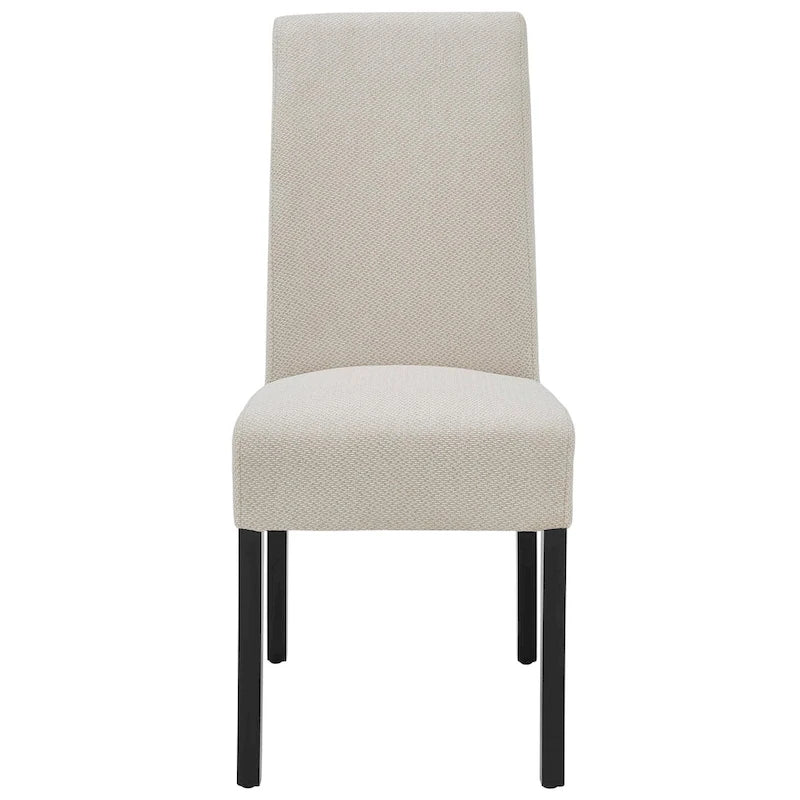 Lot de 2 fauteuils d'appoint en tissu rembourré – Crème/Beige/Taupe, piétements coloris Naturel et Noir au choix