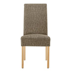 Lot de 2 fauteuils d'appoint en tissu rembourré – Crème/Beige/Taupe, piétements coloris Naturel et Noir au choix