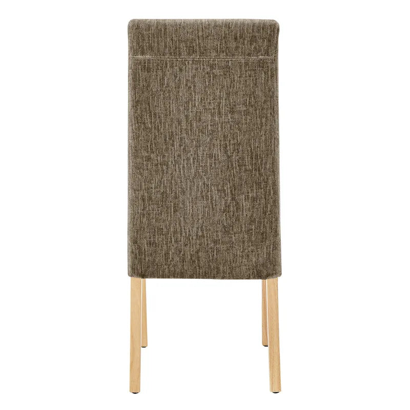 Lot de 2 fauteuils d'appoint en tissu rembourré – Crème/Beige/Taupe, piétements coloris Naturel et Noir au choix