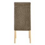 Lot de 2 fauteuils d'appoint en tissu rembourré – Crème/Beige/Taupe, piétements coloris Naturel et Noir au choix