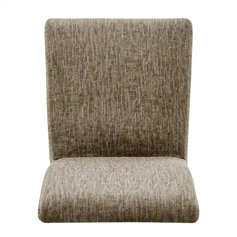 Lot de 2 fauteuils d'appoint en tissu rembourré – Crème/Beige/Taupe, piétements coloris Naturel et Noir au choix