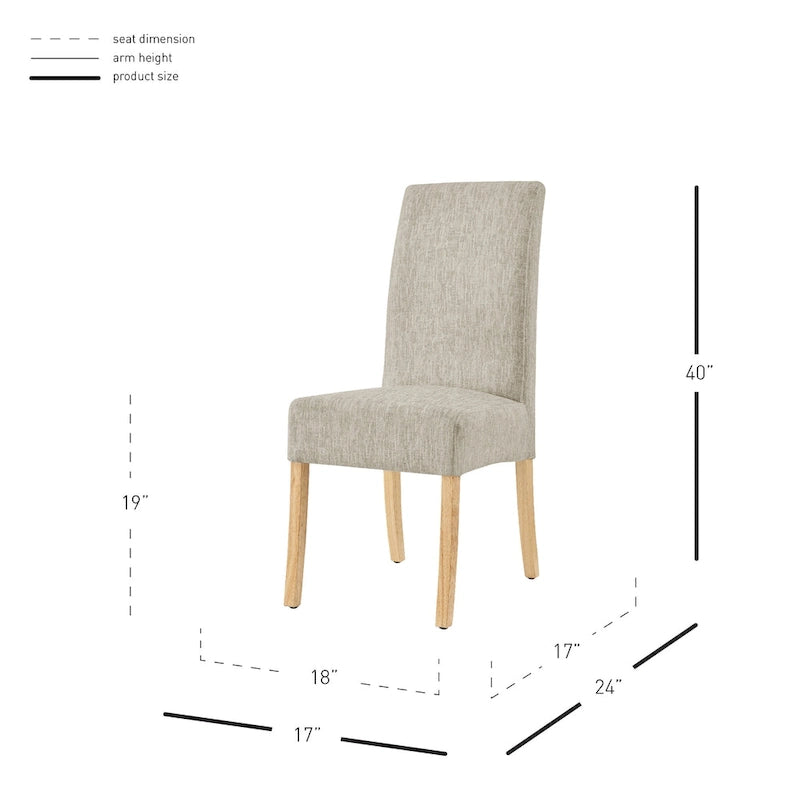 Lot de 2 fauteuils d'appoint en tissu rembourré – Crème/Beige/Taupe, piétements coloris Naturel et Noir au choix