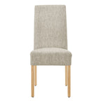 Lot de 2 fauteuils d'appoint en tissu rembourré – Crème/Beige/Taupe, piétements coloris Naturel et Noir au choix