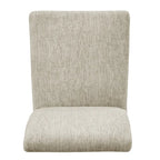 Lot de 2 fauteuils d'appoint en tissu rembourré – Crème/Beige/Taupe, piétements coloris Naturel et Noir au choix