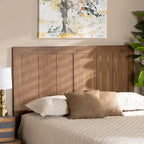 Tête de lit en bois de frêne et noyer de transition – Grand lit/Très grand lit/Lit double/Lit simple, 40,7x50x0,8 po, 17,6 lb