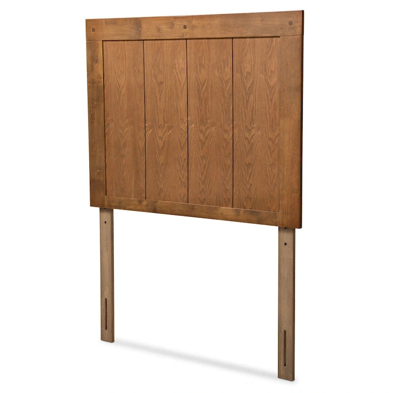 Tête de lit en bois de frêne et noyer de transition – Grand lit/Très grand lit/Lit double/Lit simple, 40,7x50x0,8 po, 17,6 lb