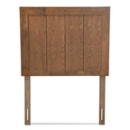 Tête de lit en bois de frêne et noyer de transition – Grand lit/Très grand lit/Lit double/Lit simple, 40,7x50x0,8 po, 17,6 lb