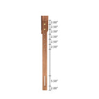 Tête de lit en bois de frêne et noyer de transition – Grand lit/Très grand lit/Lit double/Lit simple, 40,7x50x0,8 po, 17,6 lb