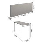 Table pliante Cosco 20 x 48 avec plateau en vinyle