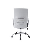 Chaise de bureau pivotante à dossier en maille – Rose/Noir/Blanc, Chaise de bureau ergonomique pour la maison