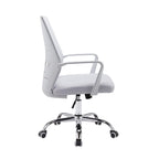 Chaise de bureau pivotante à dossier en maille – Rose/Noir/Blanc, Chaise de bureau ergonomique pour la maison