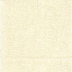 Pouf rond tapissé sur le dessus avec structure en métal - Fausse peau de mouton crème
