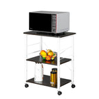 Étagère de boulanger à 3 niveaux pour four à micro-ondes, desserte de rangement, étagère de cuisine
