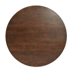 Table de cuisine ronde Table à manger en bois massif