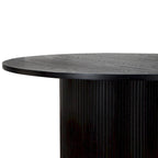 Table de cuisine ronde Table à manger en bois massif