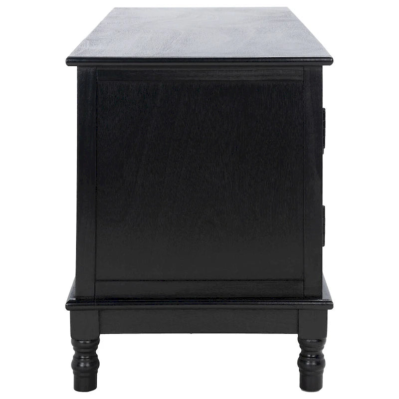 Meuble TV/multimédia 2 portes 2 étagères avec rangement – 47x16x20 po, 4 options de couleur