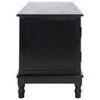 Meuble TV/multimédia 2 portes 2 étagères avec rangement – 47x16x20 po, 4 options de couleur