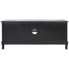 Meuble TV/multimédia 2 portes 2 étagères avec rangement – 47x16x20 po, 4 options de couleur