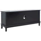 Meuble TV/multimédia 2 portes 2 étagères avec rangement – 47x16x20 po, 4 options de couleur
