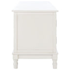 Meuble TV/multimédia 2 portes 2 étagères avec rangement – 47x16x20 po, 4 options de couleur