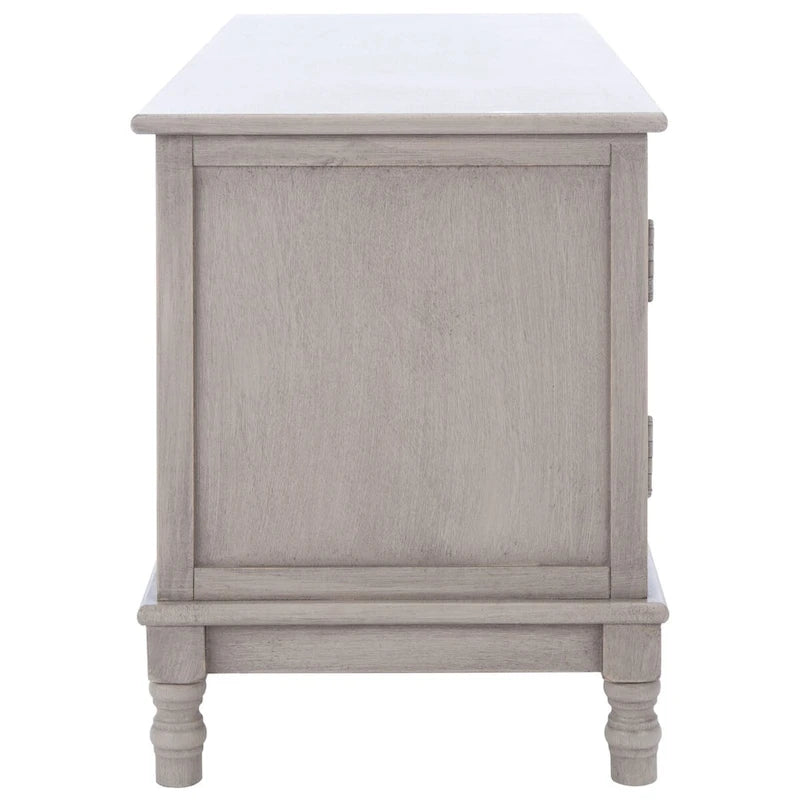 Meuble TV/multimédia 2 portes 2 étagères avec rangement – 47x16x20 po, 4 options de couleur