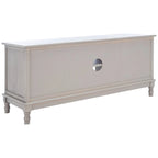 Meuble TV/multimédia 2 portes 2 étagères avec rangement – 47x16x20 po, 4 options de couleur