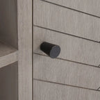 Meuble TV/multimédia 2 portes 2 étagères avec rangement – 47x16x20 po, 4 options de couleur