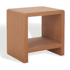 Table d'appoint Cork Accent – 18x14x18 po, Matériau Naturel, Table d'appoint Moderne pour Salon