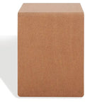 Table d'appoint Cork Accent – 18x14x18 po, Matériau Naturel, Table d'appoint Moderne pour Salon