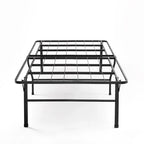 Cadre de lit plateforme en métal de 45 cm – 6 options de taille, aucun sommier tapissier requis, acier robuste
