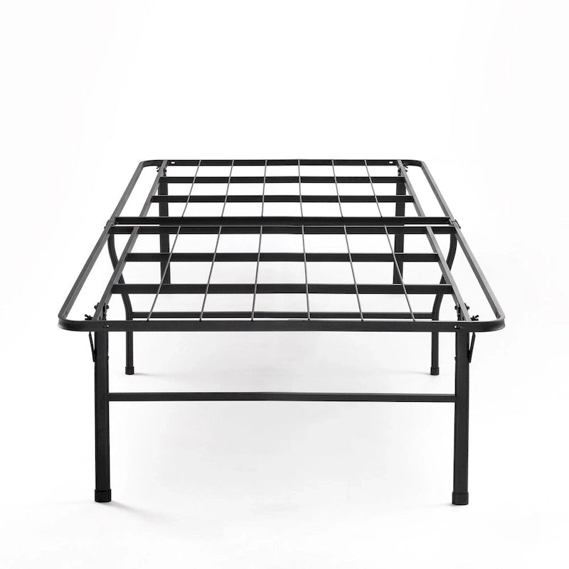 Cadre de lit plateforme en métal de 45 cm – 6 options de taille, aucun sommier tapissier requis, acier robuste