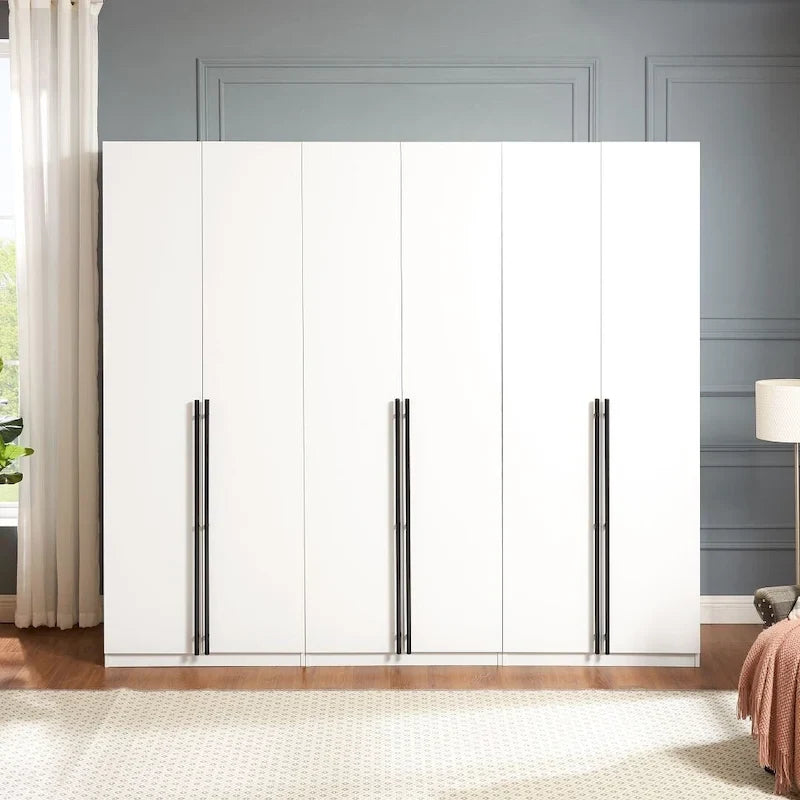 Manhattan Comfort Lee Modern 3.0 Ensemble de 3 armoires de rangement autoportantes